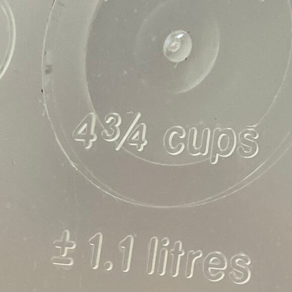 Tupperware Modular Mate Spaghetti Pasta Storage Container 1661-4 1607-4 Blue - Picture 5 of 9